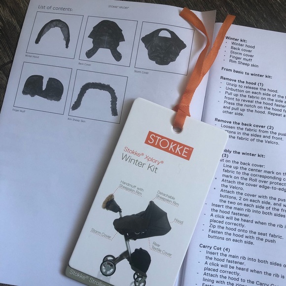 Stokke Xplory Winter Kit - Anthracite Melange - Picture 5 of 8